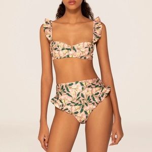Agua by Agua Bendita pink floral bikini